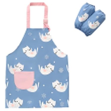 Børneforklæde - Vandafvisende Forklæder Med Justerbar Rem Og Lomme Køkkenforklæder Til Børn Drenge Madlavning Bagning Maleri Fest Jul Fødselsdag