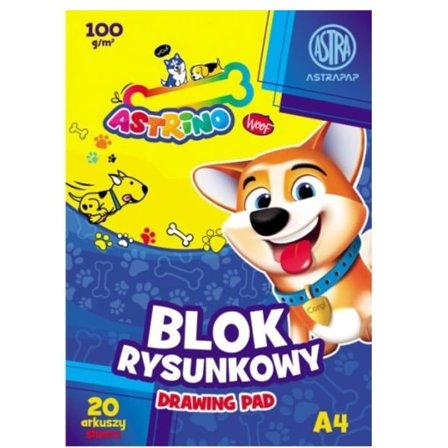 Blockritpapper 100g/m2 A4/ 20 ark//