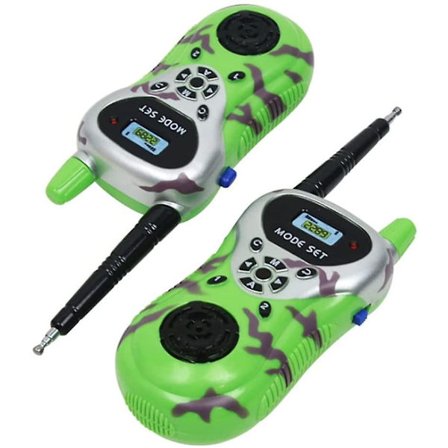 Talk Distance 50 Meter Børne Walkie Talkie (grøn)
