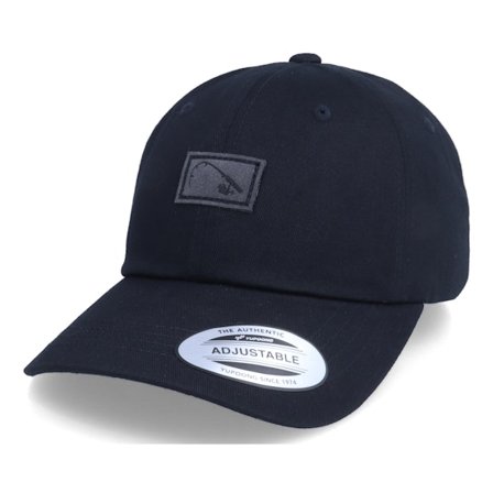 Skillfish - Schwarz unconstructed Cap - Tiny Charcoal Bent Rod Patch Black Dat Cap / Unstructured @ Hatstore
