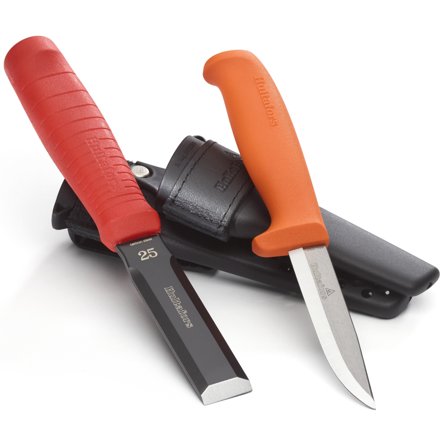 Hultafors EDC & HVK Kniv og stemjern i dobbelthylster, Håndverktøy