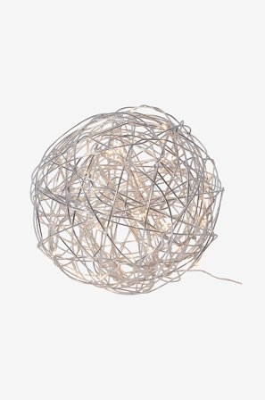 Jotex - Lysslynge Trassel 30 cm utendørs Sølv - Kjøp Dekorativ belysning hos Jotex