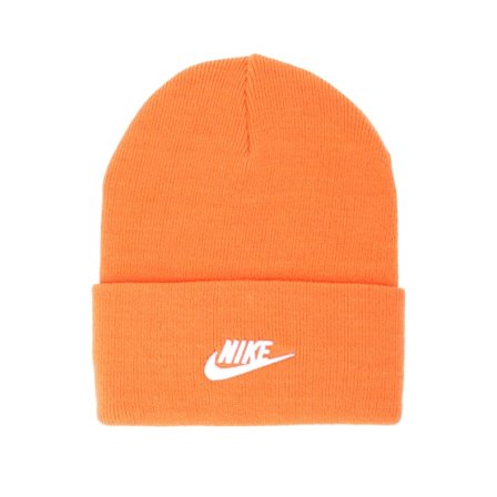 Nike - Oransje cuff Lue - Peak Beanie Futura Total Orange/White Cuff @ Hatstore