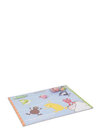Babblarna, Artist Pad With 3 Crayons&Sticker Sheet Toys Creativity Drawing & Crafts Craft Stickers Monivärinen/Kuvioitu Babblarna