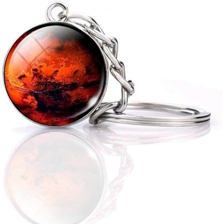 Solarsystem Planet Nyckelring Tillbehör Hänge Självlysande