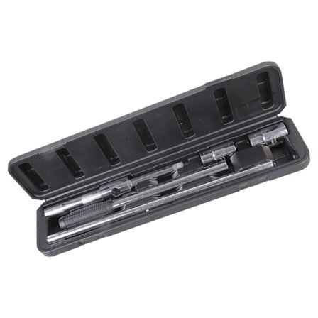 Förlängt hjulkors 4-vägs däckjärn för borttagning av hjulmuttrar med förvaring