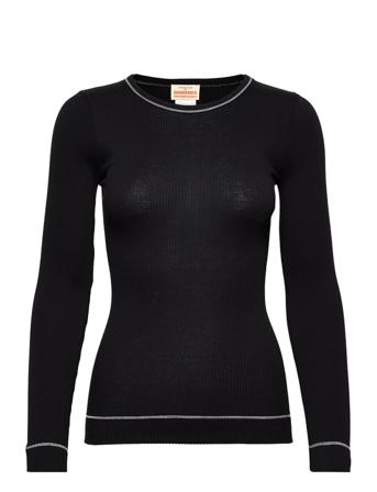 Blouse Ls Black Barbara Kristoffersen By Rosemunde