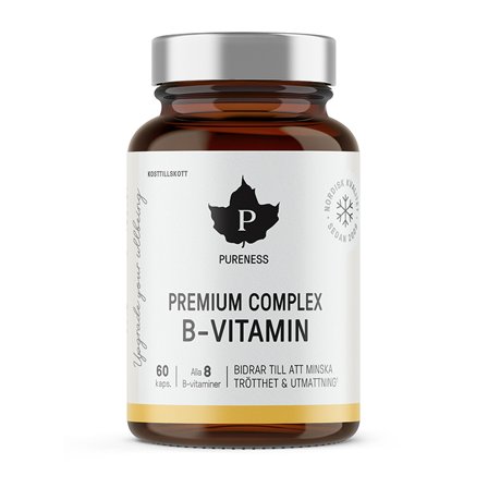 Pureness Premium Complex B-vitamin, 60 kapsler