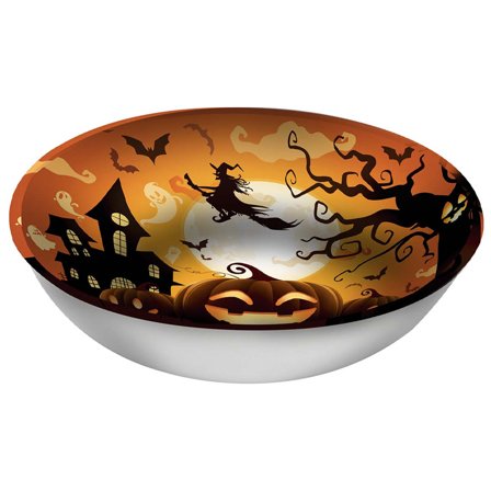Pumpa Skål 27x9cm - Halloween Dekoration - Kalaslagret.se