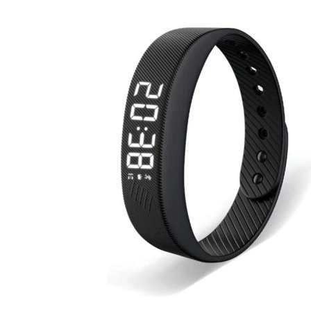 Smart sport armband med vibrerande alarm klocka löpar stegräknare armband