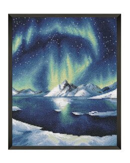 Broderipakke Bilde Nordlys - Oven