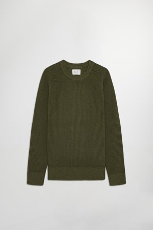 NN.07 Jacobo 6470 Pullover Herren Grün Baumwolle