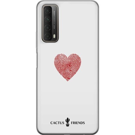 Kompatibel Mobilcover til Huawei Huawei P smart 2021 Cactus and Friends - Fingerprint Love