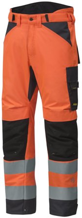 Snickers Workwear 6639 AllroundWork Vinterbyxa varsel, orange Varsel, Orange, Kläder