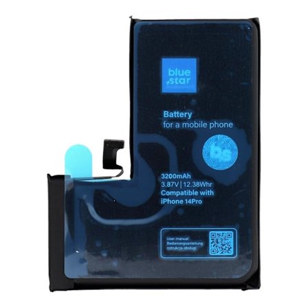 Blue Star iPhone 14 PRO Batteri HQ 3200 mAh