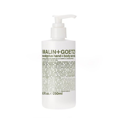 Malin+Goetz Eucalyptus Hand+Body Scrub 250 ml, Skincare, Kropspleje, Scrub