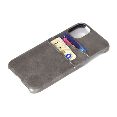iPhone 11 Pro - Praktiskt Vintage Sutenis Skal med Korthållare