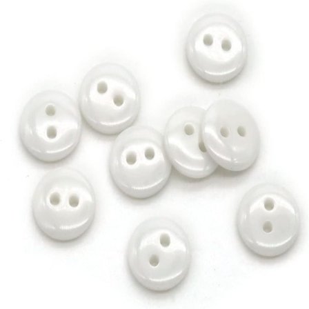 Syning Knapper Resin Syning Knapper Syning af hvide knapper