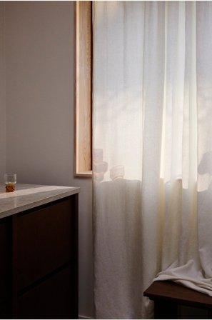 Jotex - Målbestilt Lingardin Naturhvit - LEAH - Kjøp Lingardiner hos Jotex