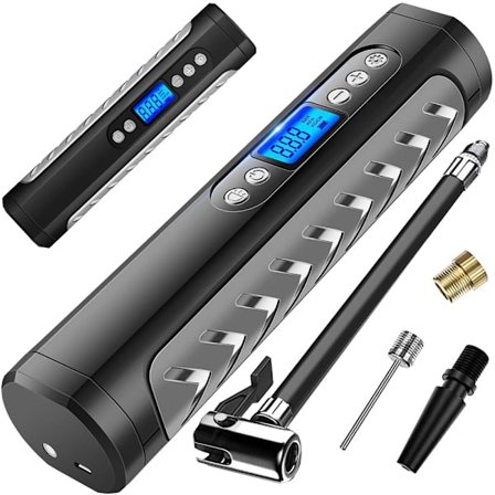 Batteripump för cykelbil elkompressor 10 bar lcd