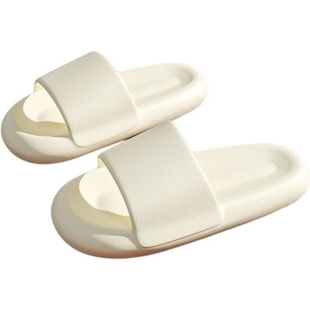 Sisä- ja ulkokäyttöön sopivat tohvelit, liukumattomat, hierovat, suihku-, kylpylä-, allas- ja kuntosaliliukumäet, avovarpaat, mukavat, pehmeät 