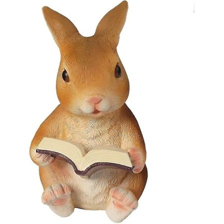 Søt Stor Kanin Liten Pynt Harpiks Håndverk Små Pynt Kanin Harpiks Figurer Hjem Hage Patio