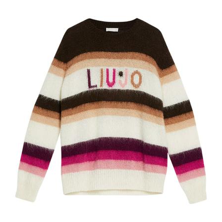 Liu Jo trui multicolour , Beige , Dames , Maat: M