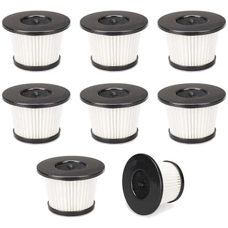 HEPA-filterersättning 8 set, dammsugarfilter utan K24