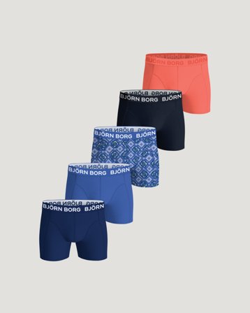 Björn Borg COTTON STRETCH BOXER 5p Multi Underkläder Kille - Kids Brand Store