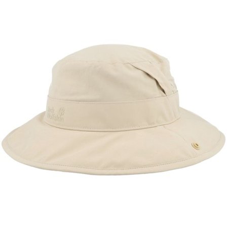 Jack Wolfskin - Beige bucket Hatt - Mesh Hat Hazel Wood Bucket @ Hatstore