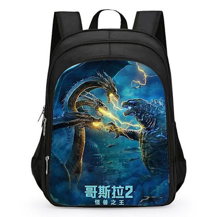 Godzilla Print skoletaske til børn Vandtæt rygsæk #1