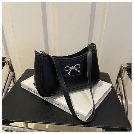 Tyylikäs rusettikoristeinen kainalolaukku [HK]