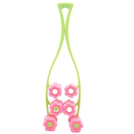 Kasvojen hierontalaite, kasvojen hierontalaite, kukkahieronta rulla V-Pinkille