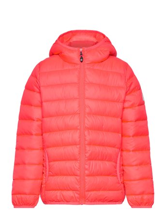 Jacket W. Hood - Quilt Red Color Kids