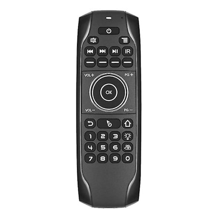 Bluetooth 5.0 Mini Tangentbord G7bts Gyroskop Bakgrundsbelyst IR-inlärning Luftmus Fjärrkontroll För Smart TV Box Laptop Surfplatta