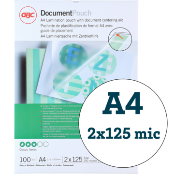 Lamineringslomme A4 125Mic