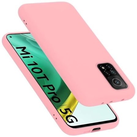 Coque för Xiaomi Mi 10T / Mi 10T PRO Housse i LIQUID PINK Etui Case Cover Skydd i Silikon TPU mobiltelefon