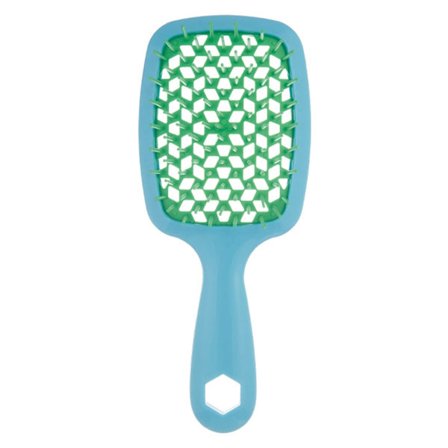 Unik hårbørste med utskjæring for å løse floker og oppnå elegante frisyrer