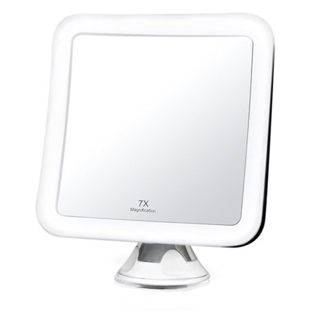 10x Forstørringspeil med LED-lys, oppgradert opplyst sminkepeil med forstørrelse Høy kvalitet [}