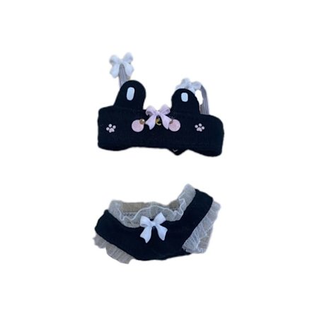 Nuken uimapuku minibikinit MUSTA 10cm 10cm