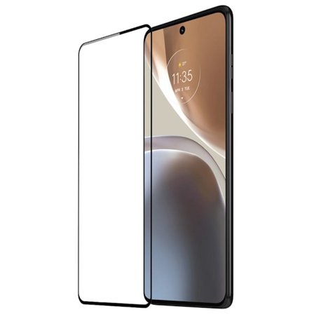 SKALO Motorola Moto G32 Heltäckande Skärmskydd Härdat Glas - Svart