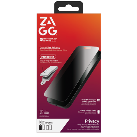 ZAGG Invisibleshield Glass Elite Privacy Glass til iPhone 17