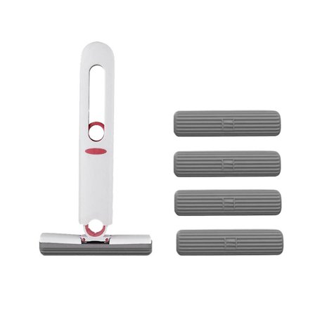 Bärbar Mini-Mopp för Rengöring, Köks- och Bilrengöring, Skrivbords- och Fönsterrengöring, Hushållsrengöring