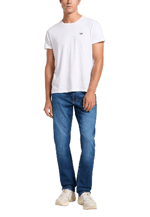 Lee Daren Zip Fly Jeans Herr Blå L31W32