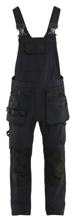 Blåkläder 262016459900D116 Hängselbyxa svart D116, Kläder