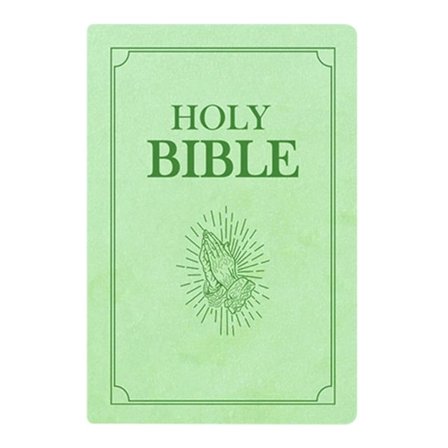 Mukava Uskon Raamattu-tyyny Avattava Kirja Pehmoinen Tyyny Pyhän Raamatun Lapsille Halaukseen Tyynylahja, vihreä