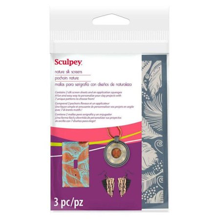 Sculpey Screen Printing Stencils - Nature