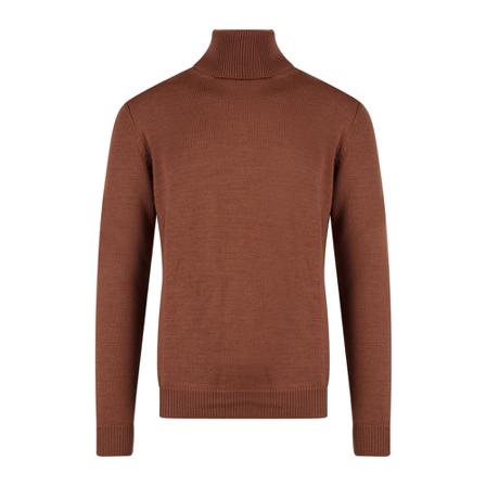 Roberto Collina, Knitwear Rm 02203 Brązowy, Mężczyzna, Rozmiar: L