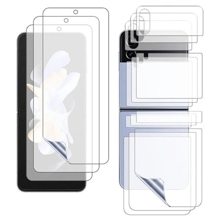 3-PACK Z Flip4 Hydrogel Fram- Baksida Skärmskydd Kameralinsskydd