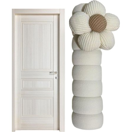 Sikkerhetsbeskyttelse for dørhåndtak, barnesikkert dørhåndtakbeskyttelse | Blomstret dørhåndtakbeskyttelse - Anti-kollisjonsbeskyttelse for dørhåndtak